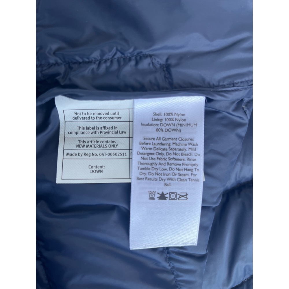 Eddie Bauer Womens 2XL CirrusLite Down Parka Navy Blue 650 Fill Puffer Jacket - Picture 8 of 8